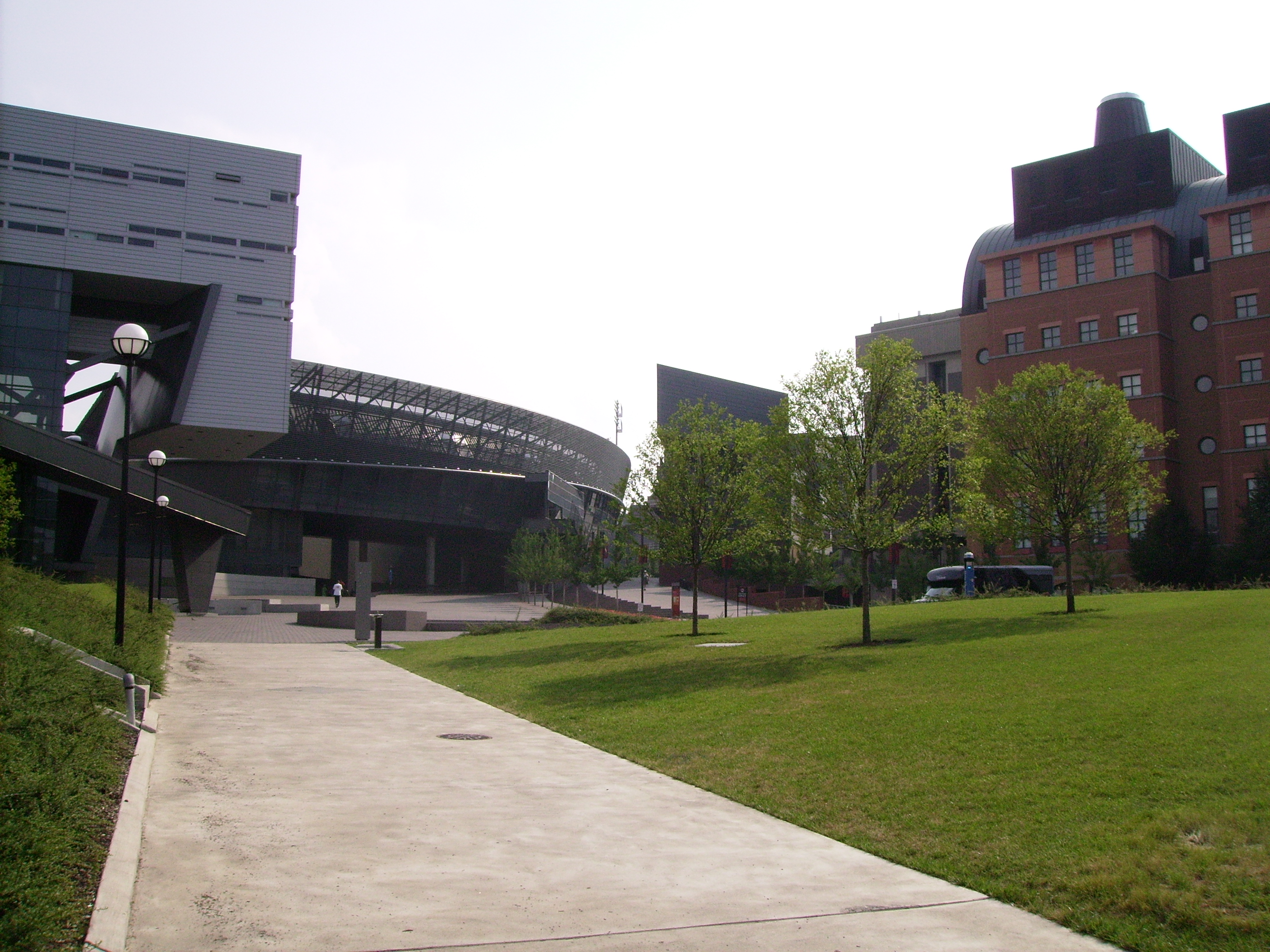University of Cincinnati campus in an archival photograph